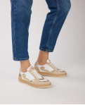 Baskets CYNDI BLANC OR 65